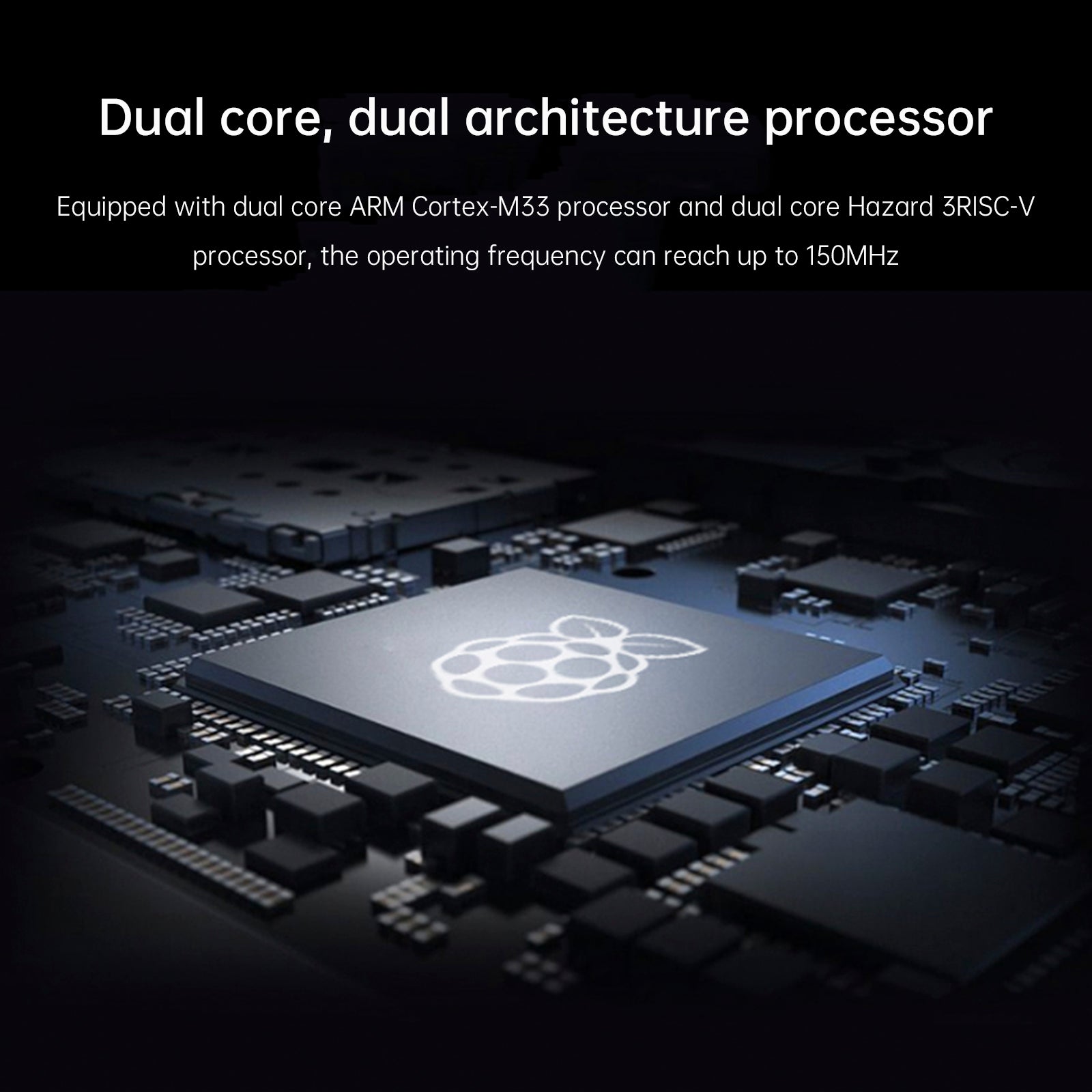 Carte de développement USB Raspberry Pi RP2350A, microcontrôleur à double architecture