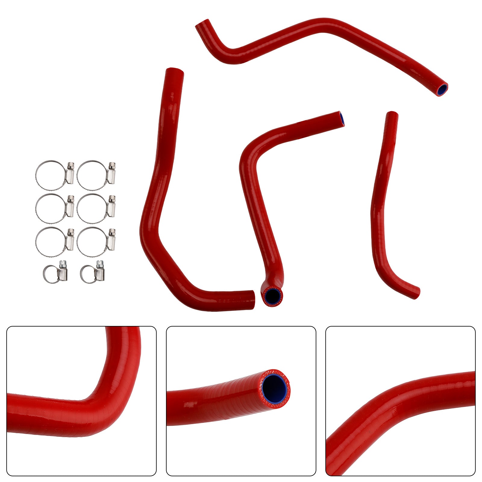 Durite de refroidissement en silicone pour radiateur Honda NX400 NX500 (2024-2025)