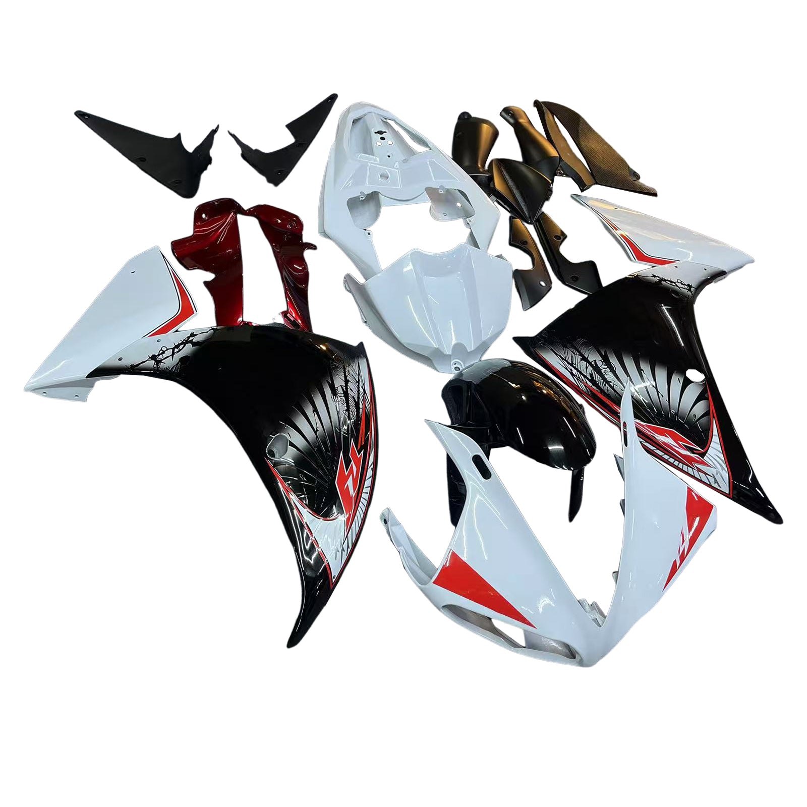 Injectie kuipkit, ABS Plastic carrosserie voor Yamaha YZF 1000 R1 2009-2011