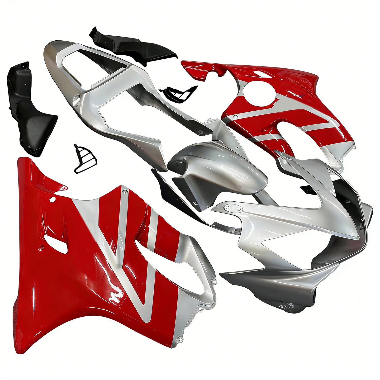 Kit de carénage par injection, carrosserie en plastique ABS, compatible avec Honda CBR600 F4i 2001-2003