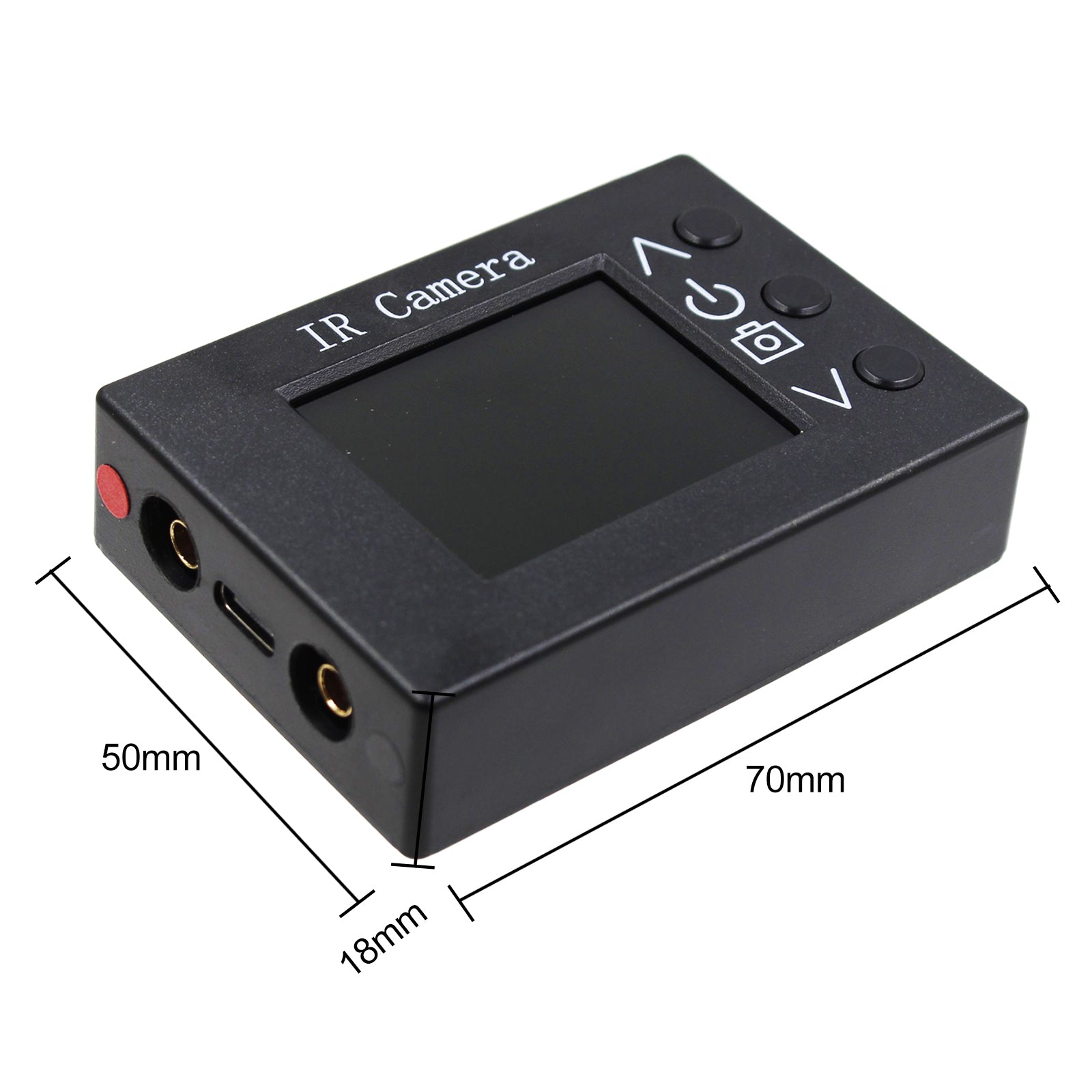 Testeur de température infrarouge 2 en 1, caméra thermique avec capteur d'imagerie 1,8 pouces