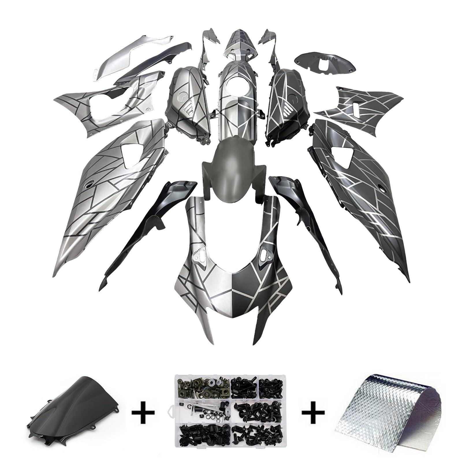 Kit carena iniettata in plastica ABS per Yamaha YZF-R7 2021-2025