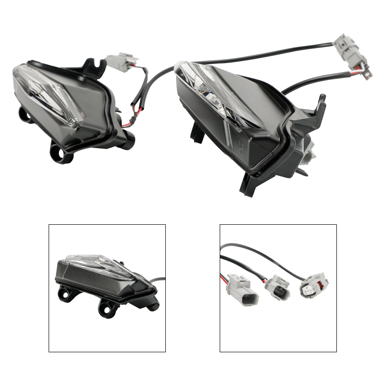 Grid di protezione della testa prima del LED trasparente per Yamaha YZF-R1 YZF R1 2020-2023