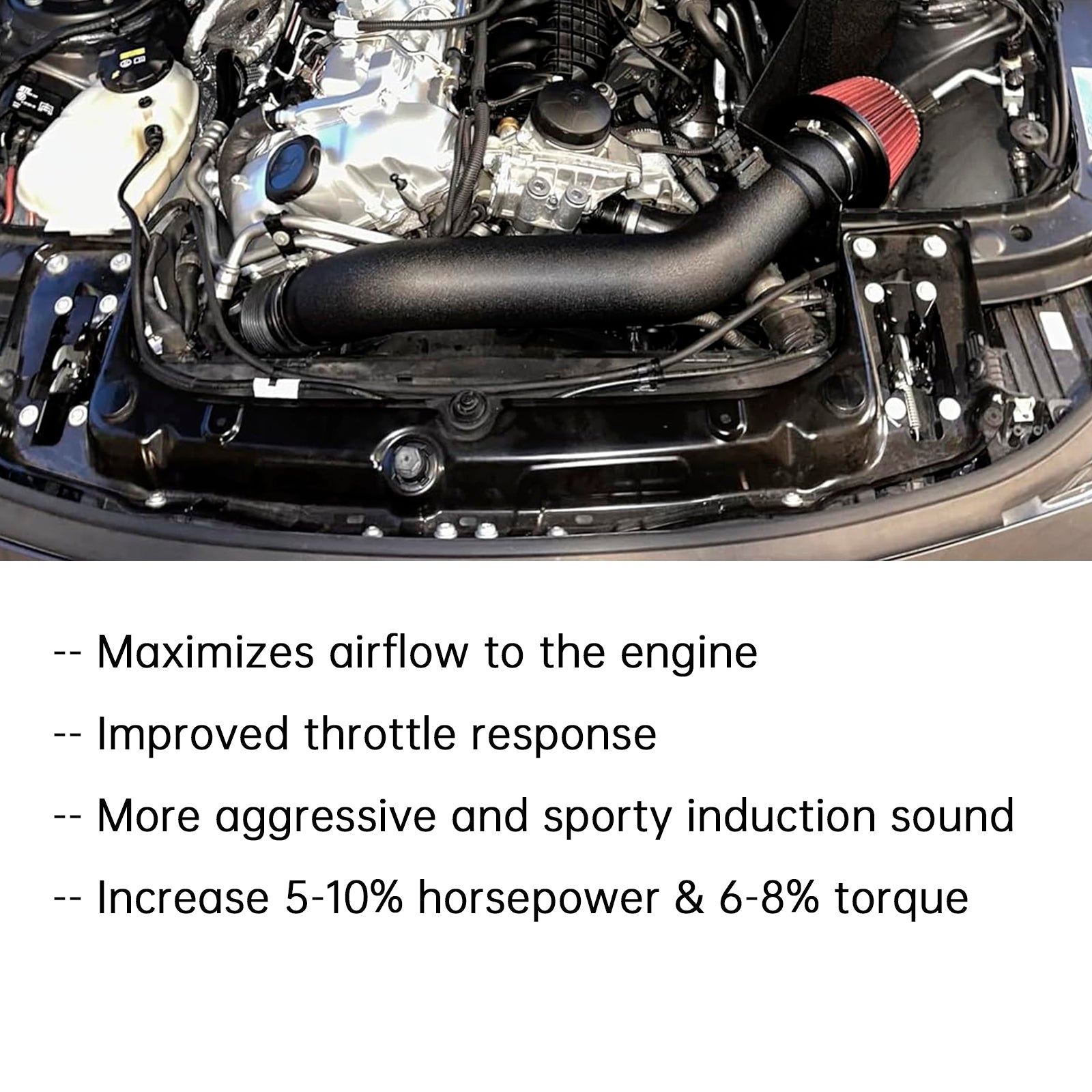 Kit d'admission d'air froid pour BMW 335i F30/435i F32/M235i F22/M2 F87 N55 3.0L Turbo