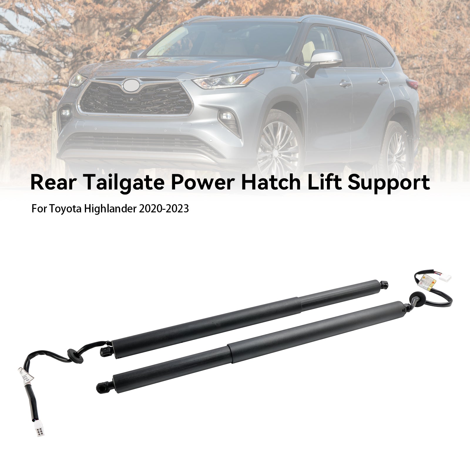Hayon élévateur électrique 2 pièces pour Toyota Highlander 2020-2023 68910-0E070 689200E050