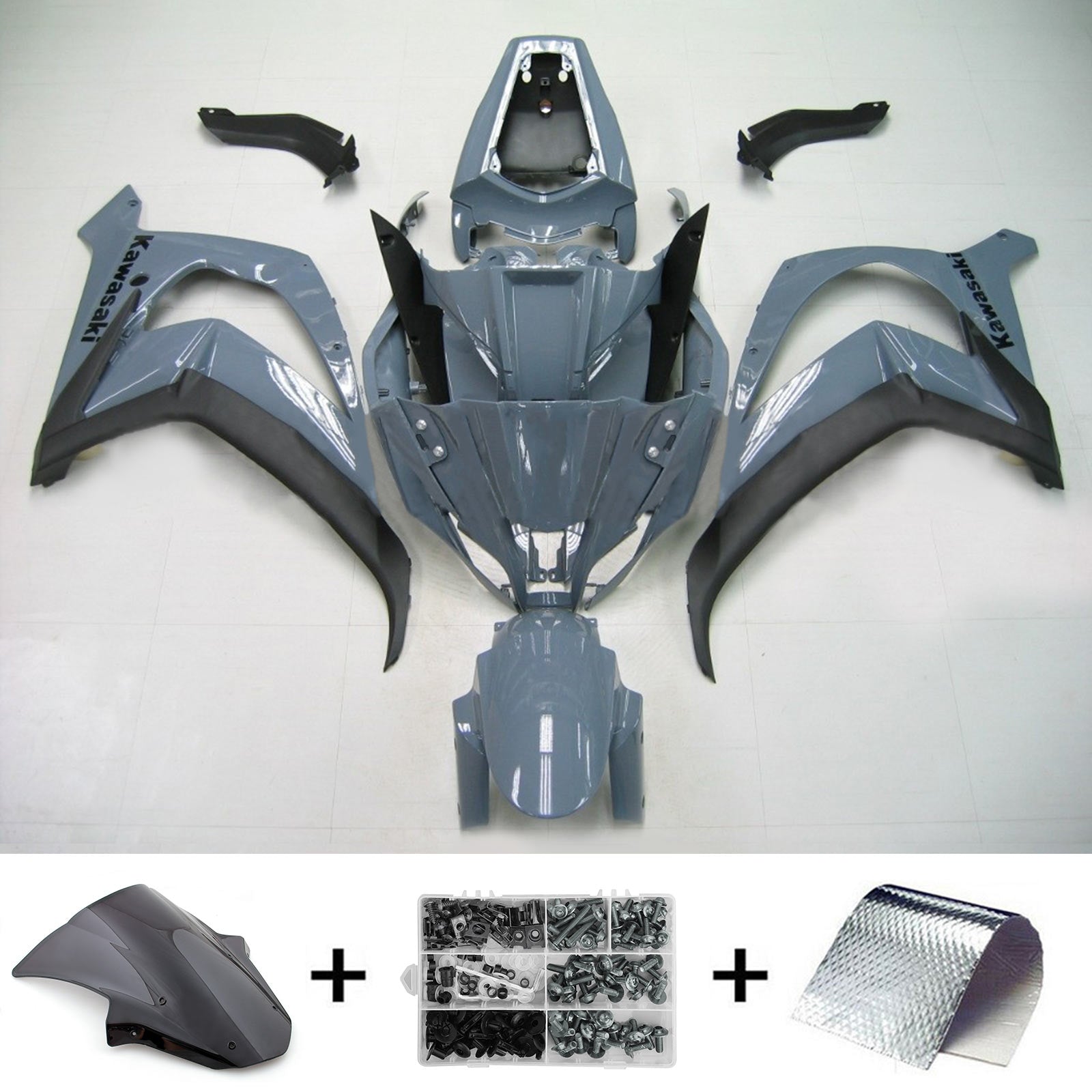 2011-2015 Kawasaki ZX10R Kit de carénage d'injection Bodywork Abs en plastique ajusté