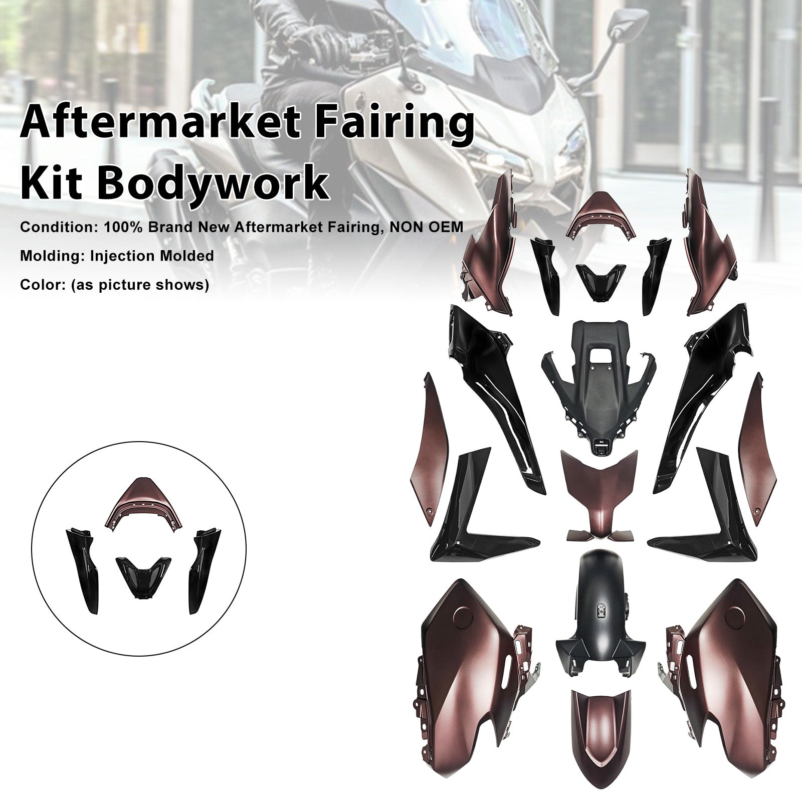 Kit de carénage d'injection pour Yamaha TMAX560 (2025-2026)