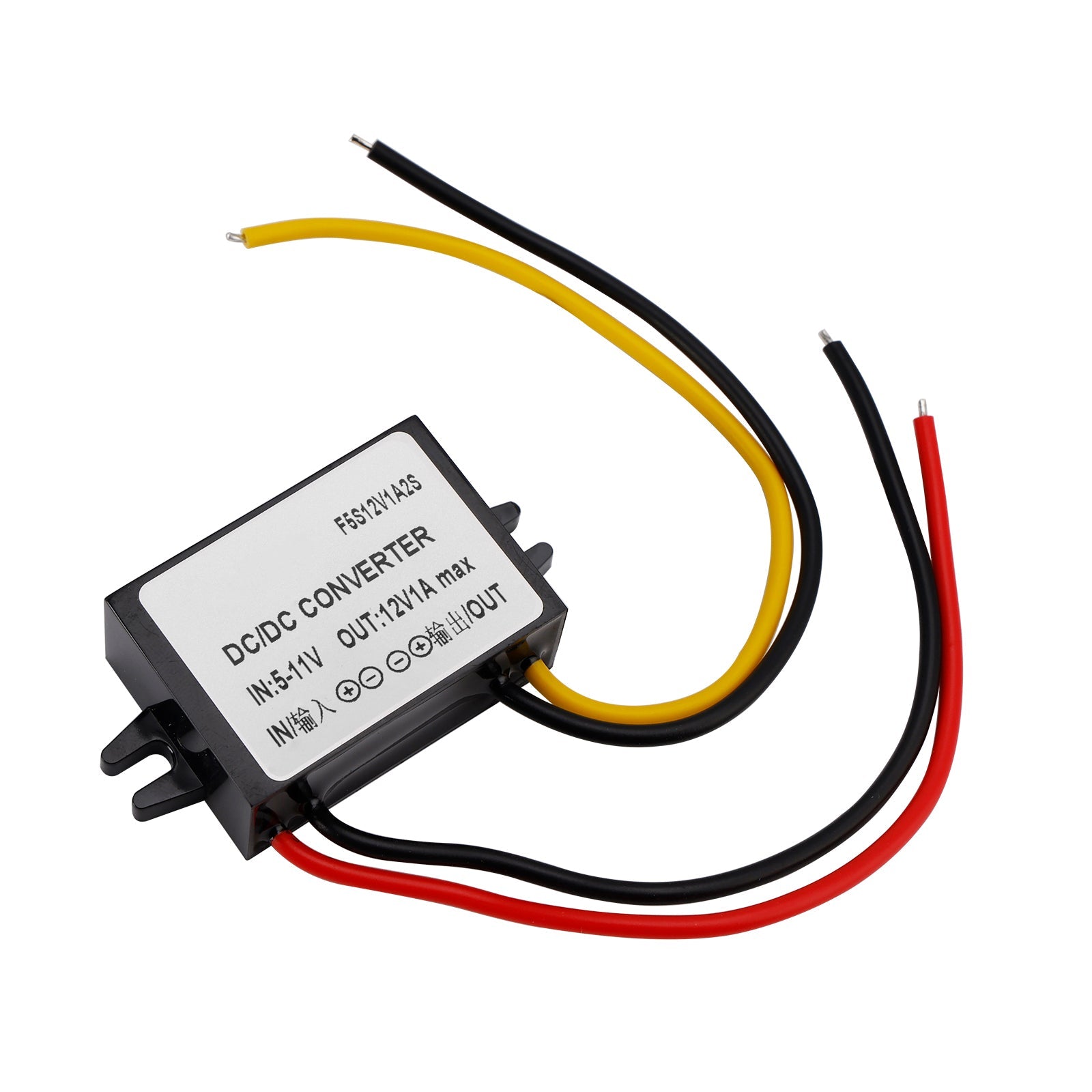 Convertisseur régulateur d'alimentation élévateur de tension CC-CC 6 V-12 V 1 A 12 W, étanche