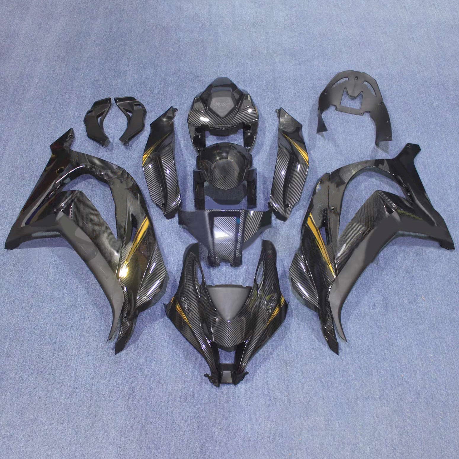 Kit de carénage injecté en plastique ABS pour Kawasaki ZX10R 2016-2020