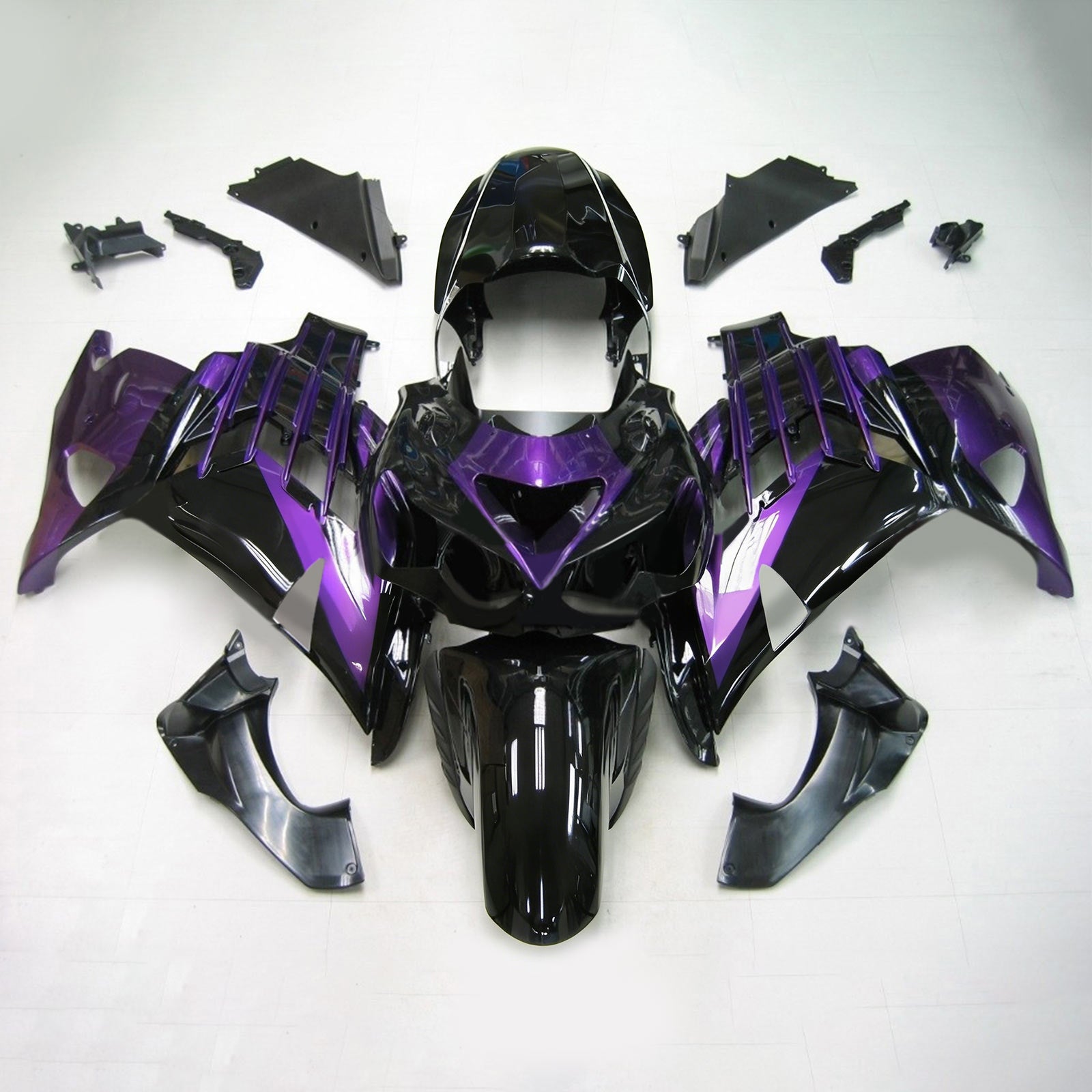 Kit de carénage par injection, carrosserie adaptée à la Kawasaki ZX14R ZZR1400 2012-2026