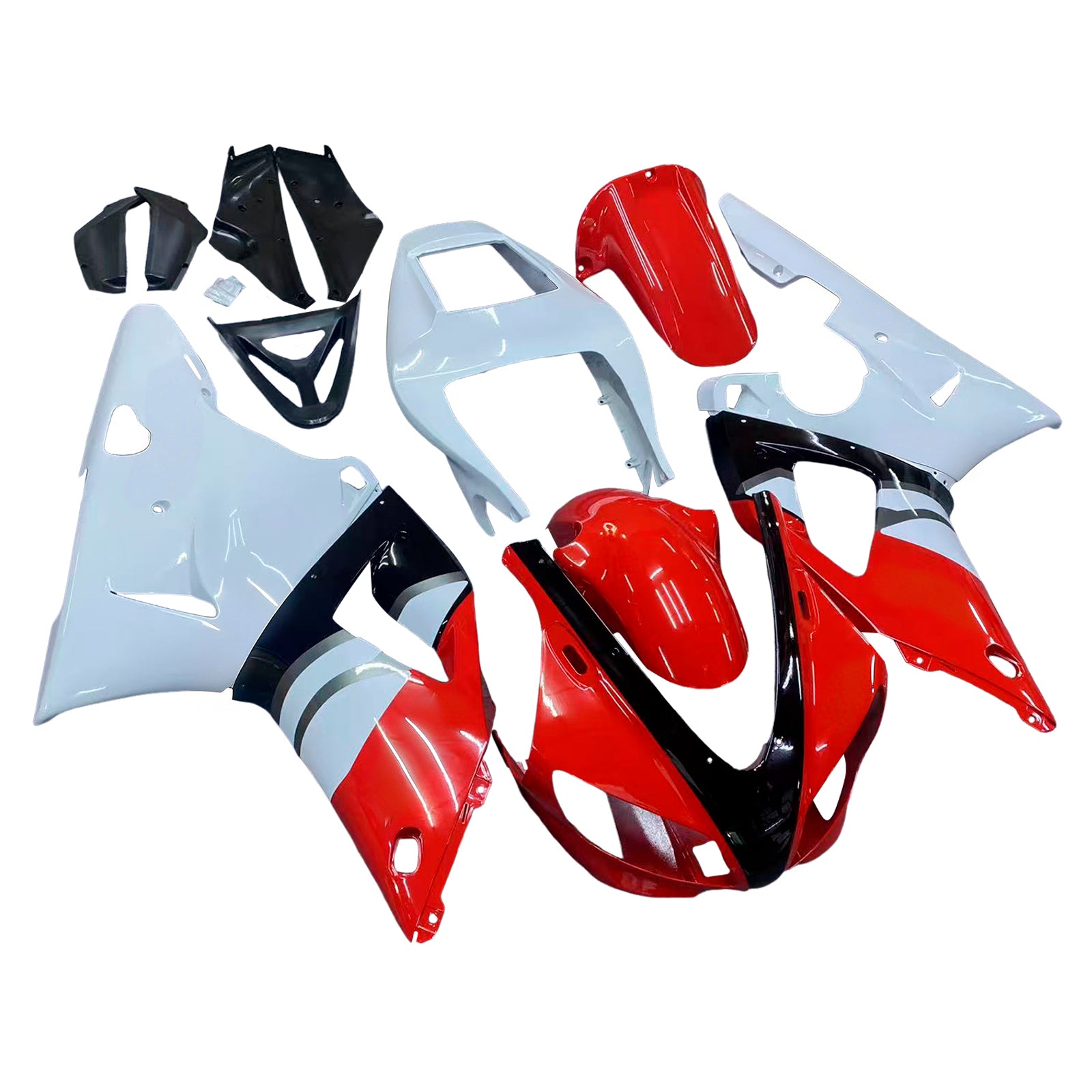 Kit de carénage injecté en plastique ABS compatible avec Yamaha YZF-R1 1998-1999