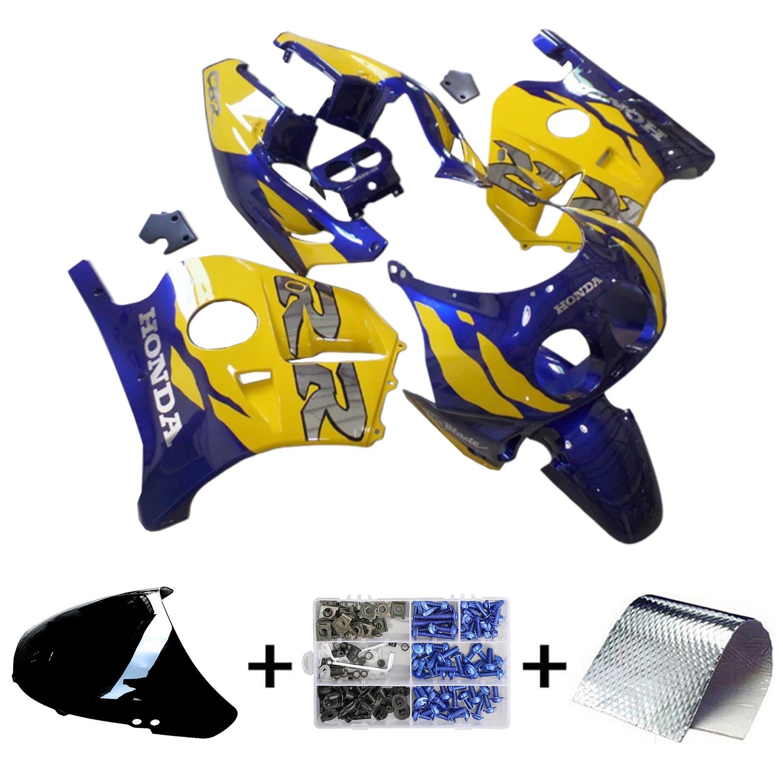 1990-1998 Honda CBR250RR MC22 Kit carena iniezione Carrozzeria in plastica ABS