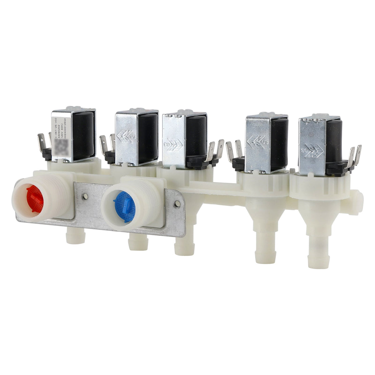 Électrovanne d'arrivée d'eau WH23X29553 pour lave-linge GE