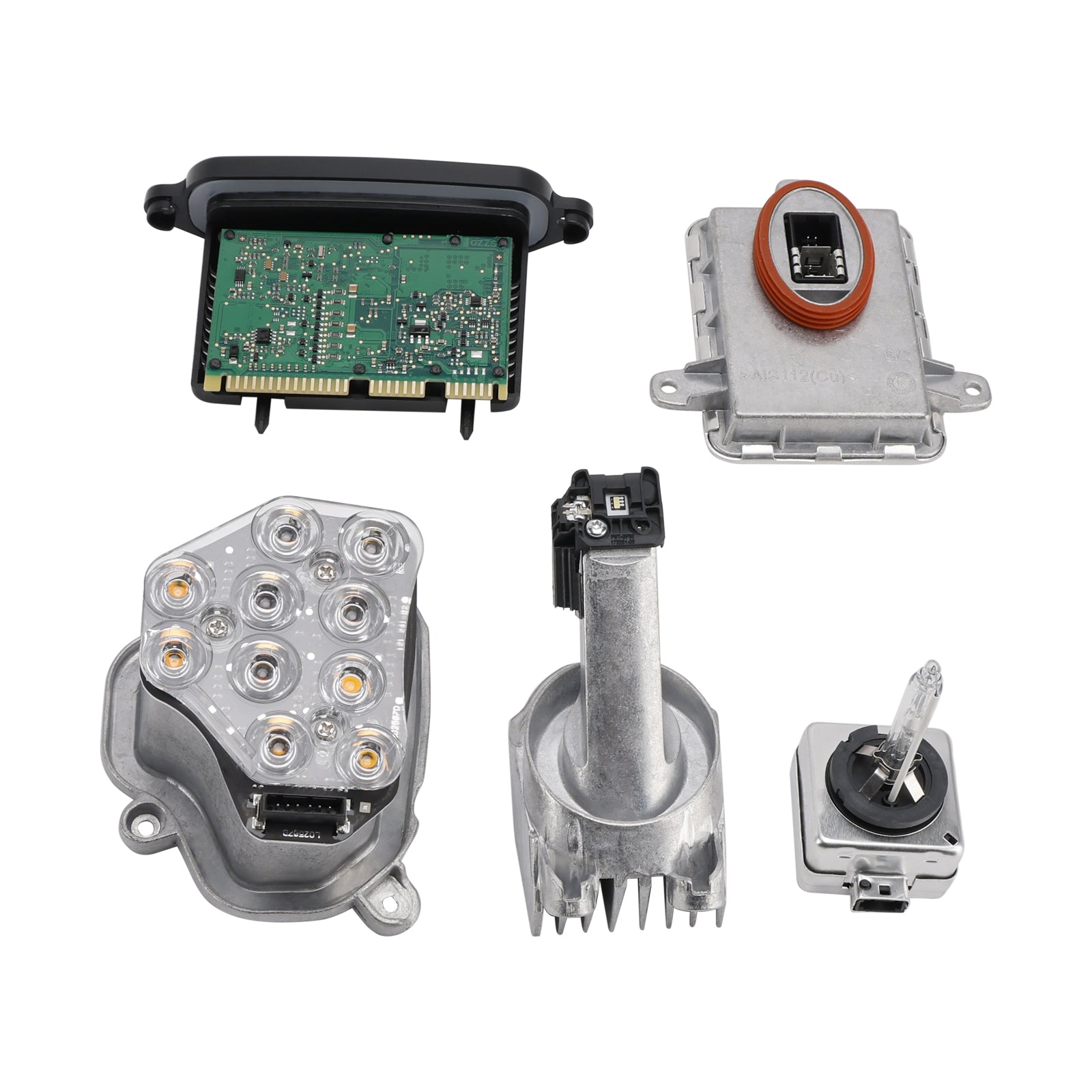 Conjunto de 12 módulos&Fuente de alimentación izquierda y derecha para faros LED AHL para BMW Serie 5 F10 F11 F07