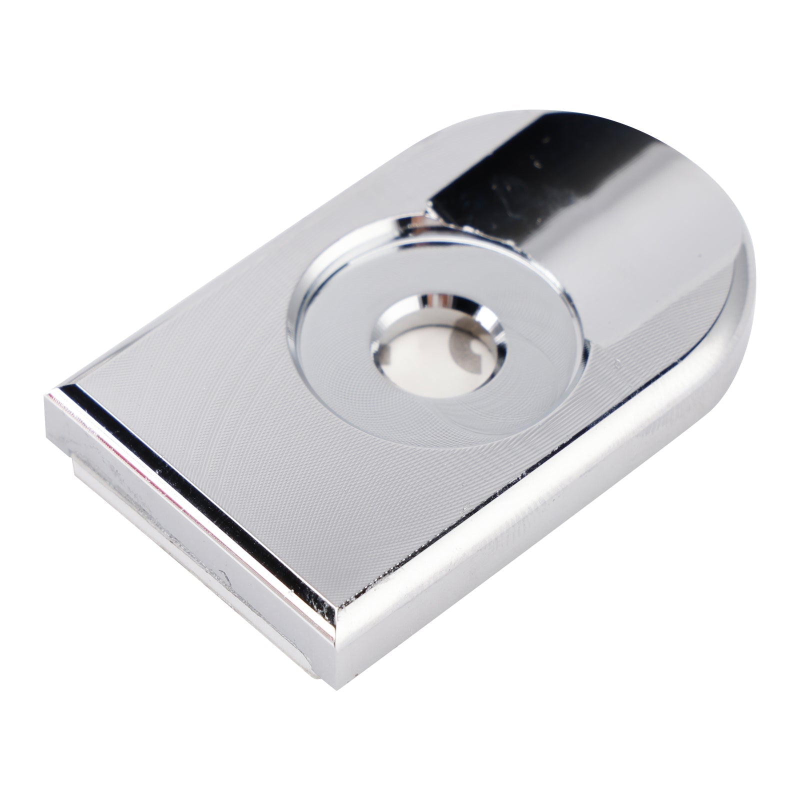 Kit de fixation de plaque de boulon de selle argenté 1/4""-20 pour Touring Softail Dyna 96-23