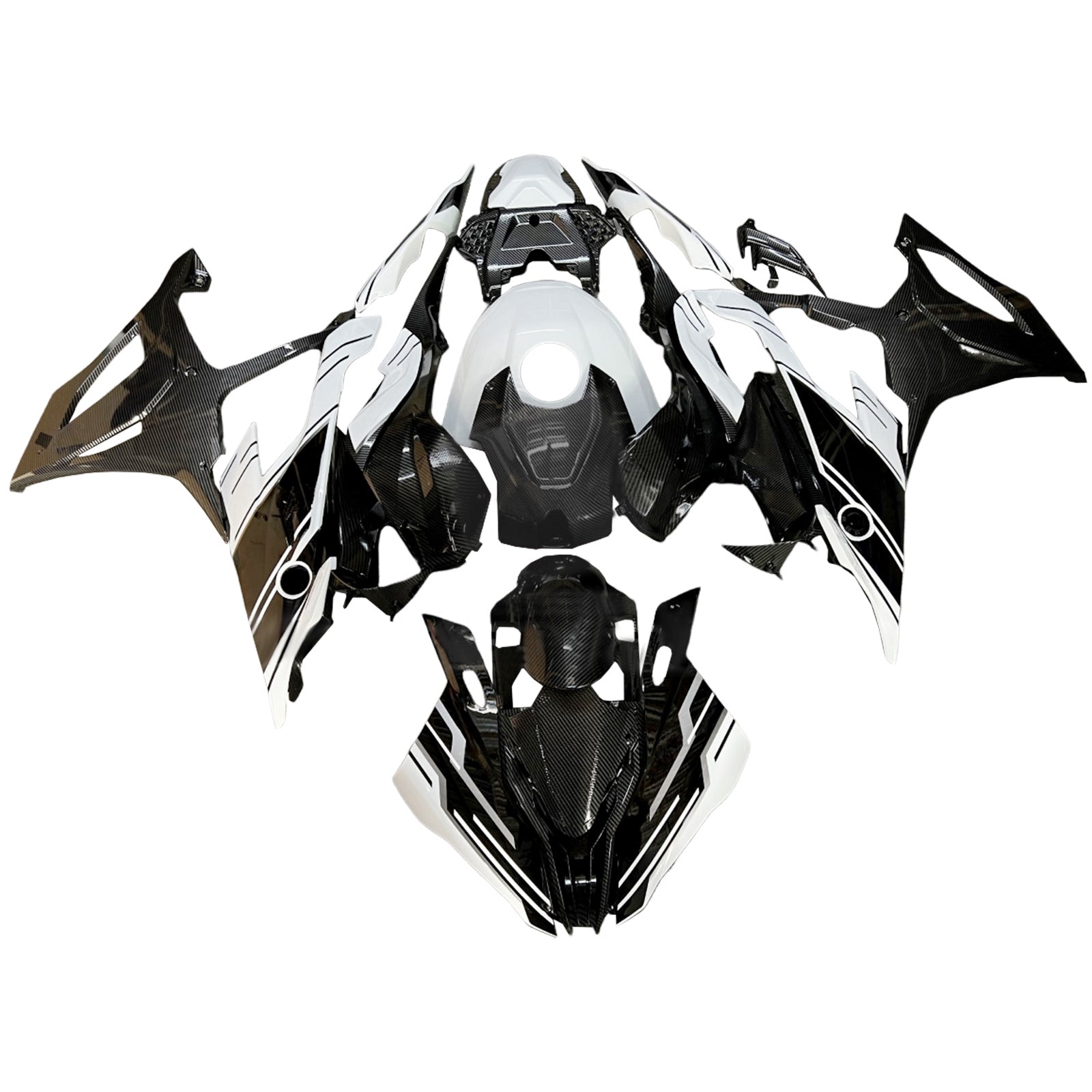 Kit de carénage d'injection pour BMW M1000RR S1000RR 2019-2022 Carrosserie Plastique ABS