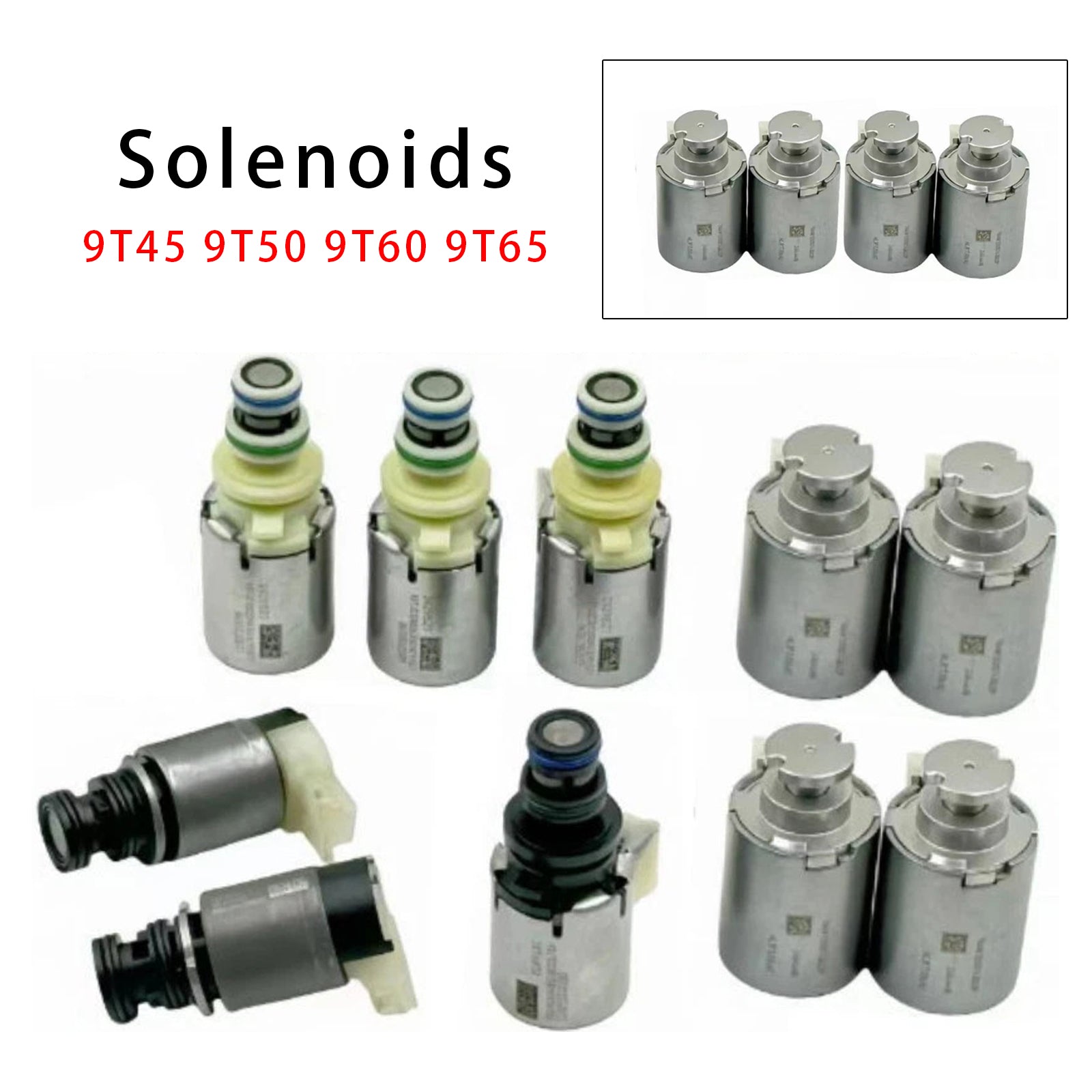 Kit di 10 corpi valvola e solenoidi per 9T45, 9T50, 9T60 e 9T65