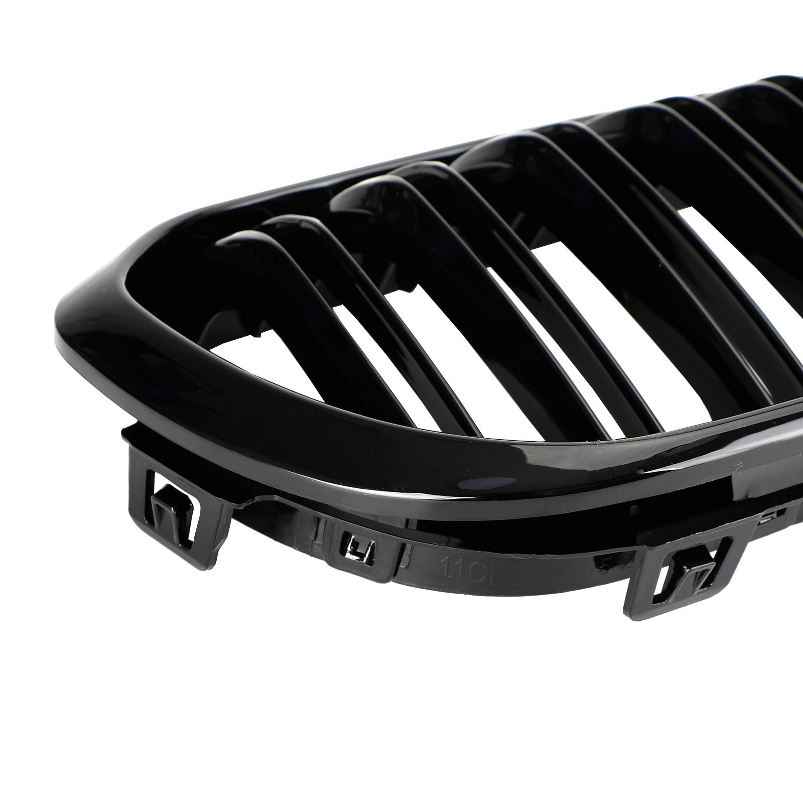 Front Kidney Grill Grille pour BMW 1 Series F20 F21 2015-2017 Gloss Black Double