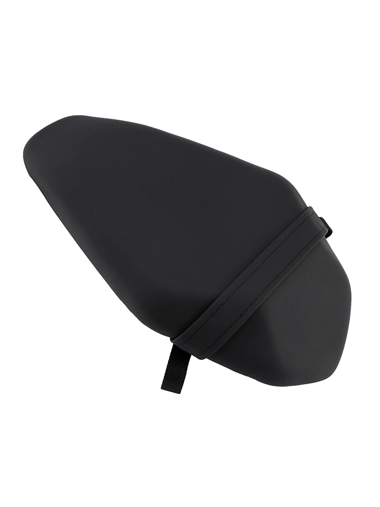 Coussin de selle passager arrière plat noir pour Kawasaki Ninja ZX-6R (2019-2025)