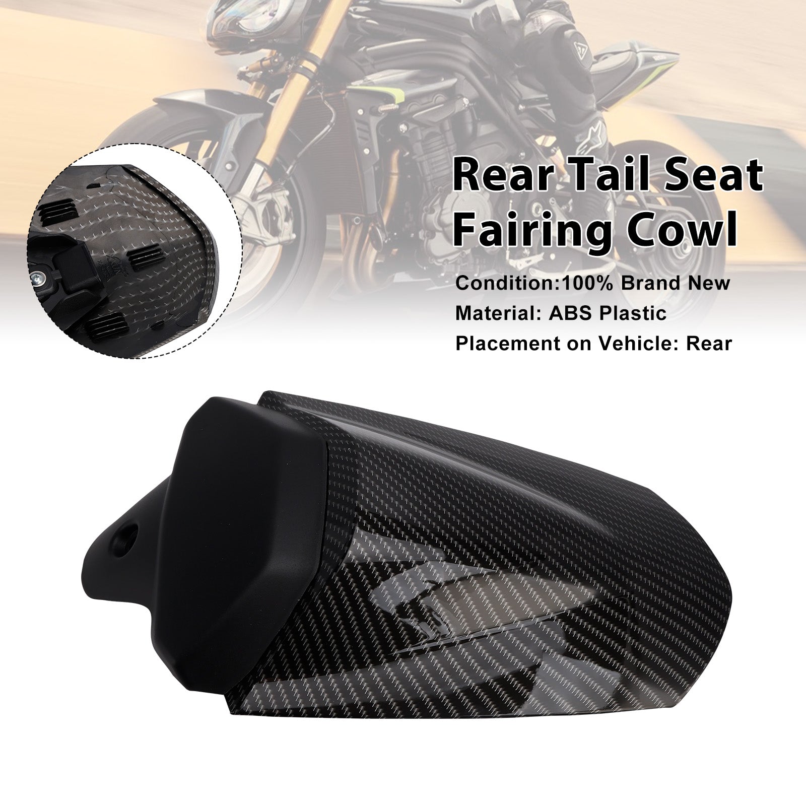 Carénage arrière de selle pour Speed Triple 1200 RS (2025-2026)
