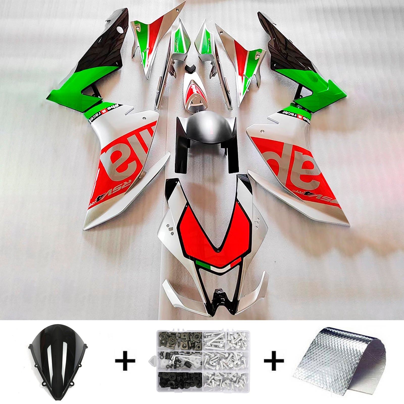 Kit de carénage d'injection Aprilia RSV4 1000 2009-2015 Carrosserie Plastique ABS