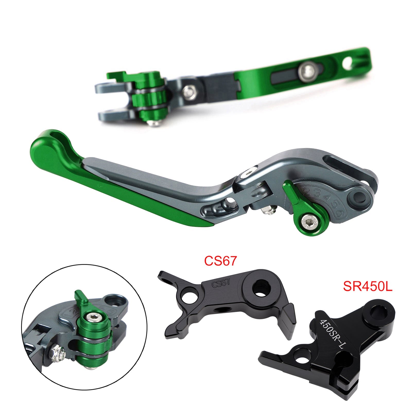 Levier de frein et d'embrayage réglable compatible avec VOGE DS900X 900DSX 2024-2026