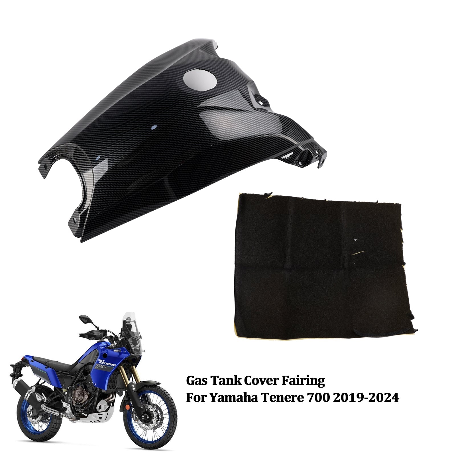 Yamaha Tenere 700 2019-2024 Brandstoftankdekselbeschermer