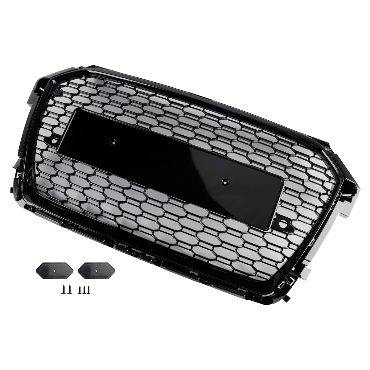 RS Style Honeycomb Bumper Grille Pour Audi A1 S1 8X Facelift 2016-2019 Black