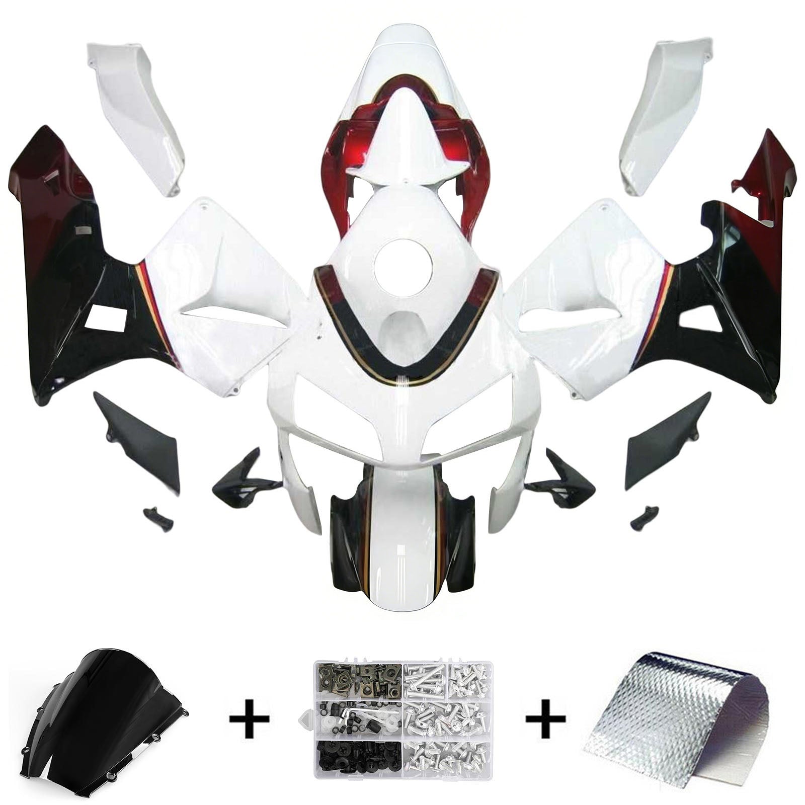 Kit de carénage par injection, carrosserie en plastique ABS pour Honda CBR600RR 2003-2004 F5