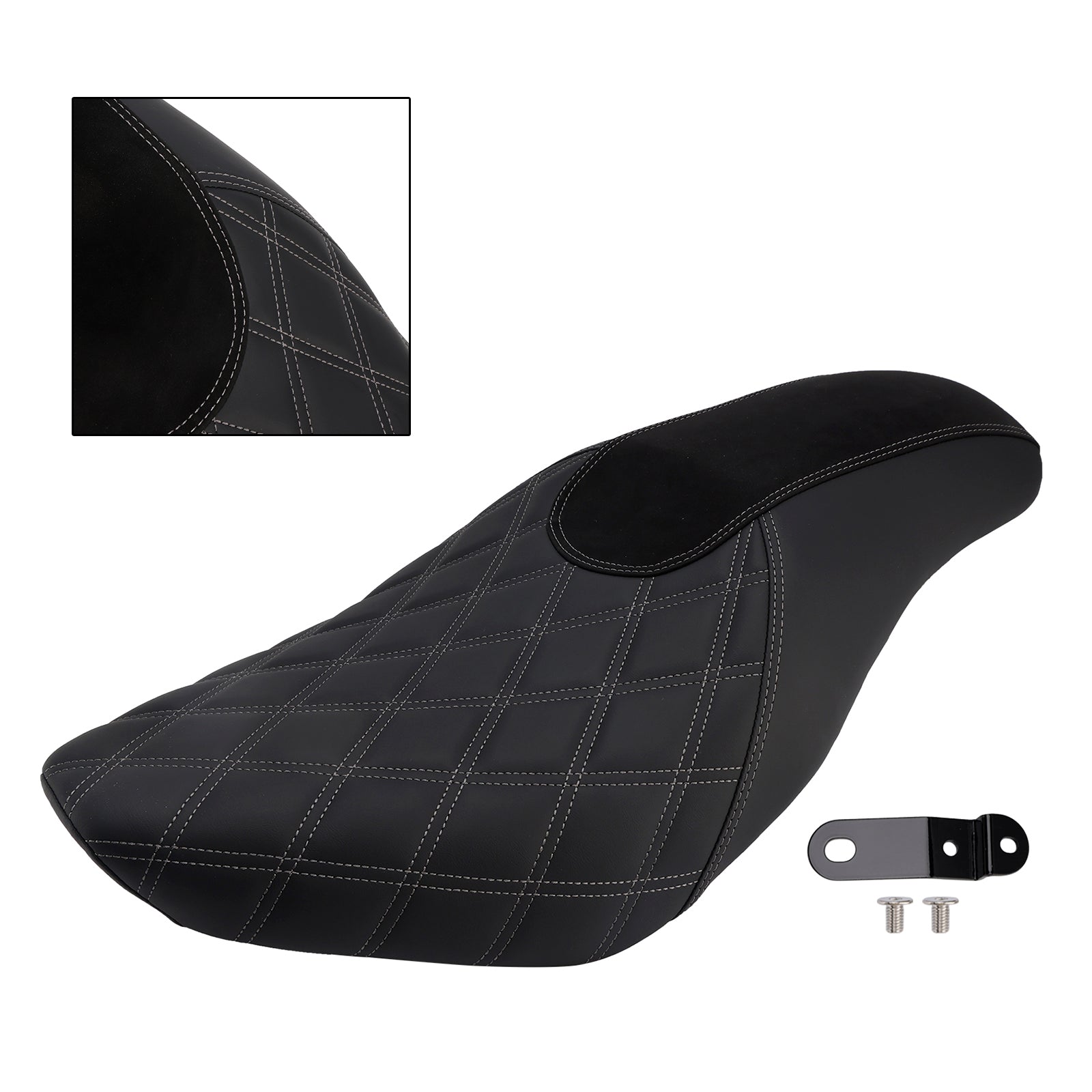 Selle passager complète avec coussin noir pour Honda CM/CMX1100 (2021-2025).