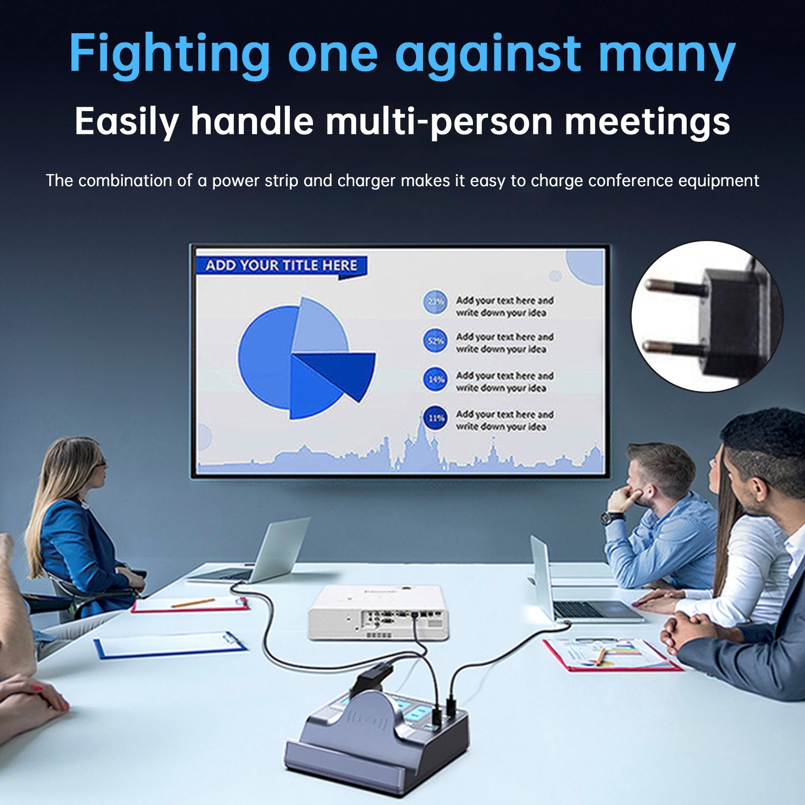 Inteligentna ładowarka bezprzewodowa 140 W, PD100 W o dużym mocy, dla laptopa, QC, telefonu komórkowego, gniazda UE