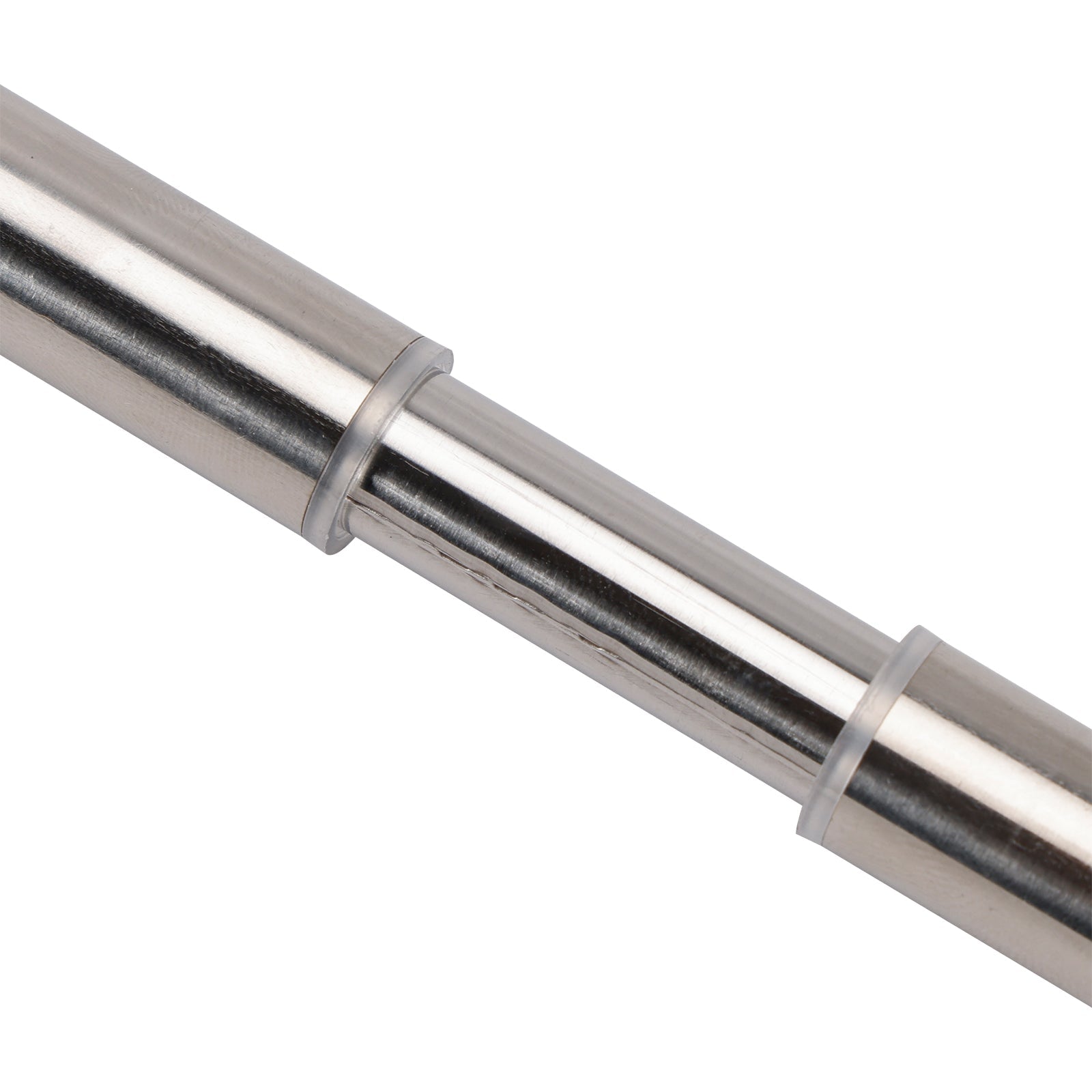 2 barre portaoggetti&Asta regolabile in acciaio inossidabile per doccia RV da 11,8 a 23,6 pollici