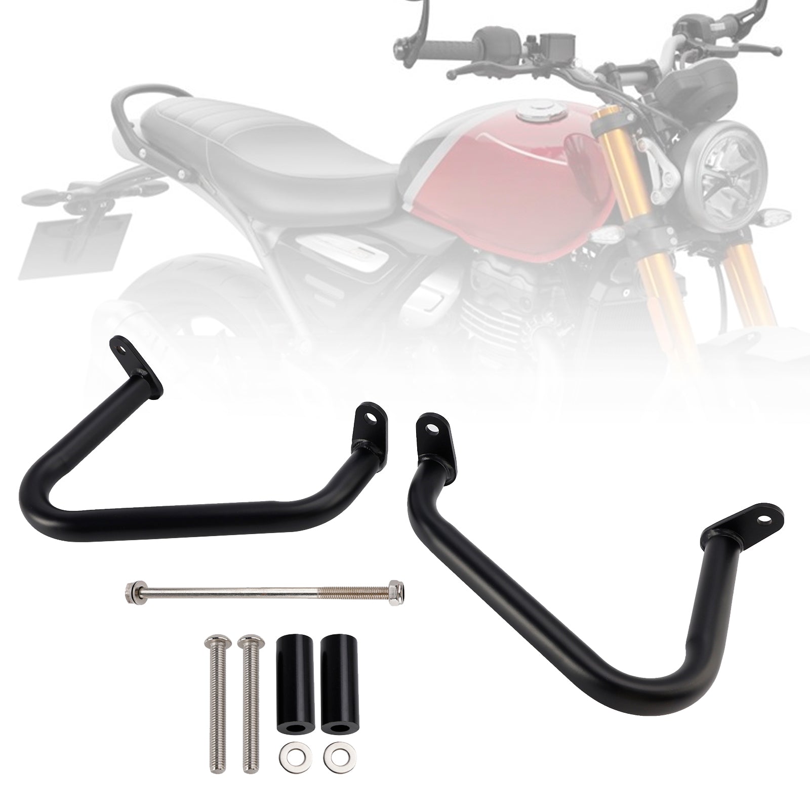 Protección contra el motor y el parachoques contra la colisión para Triumph Scrambler 400X 2024-2025