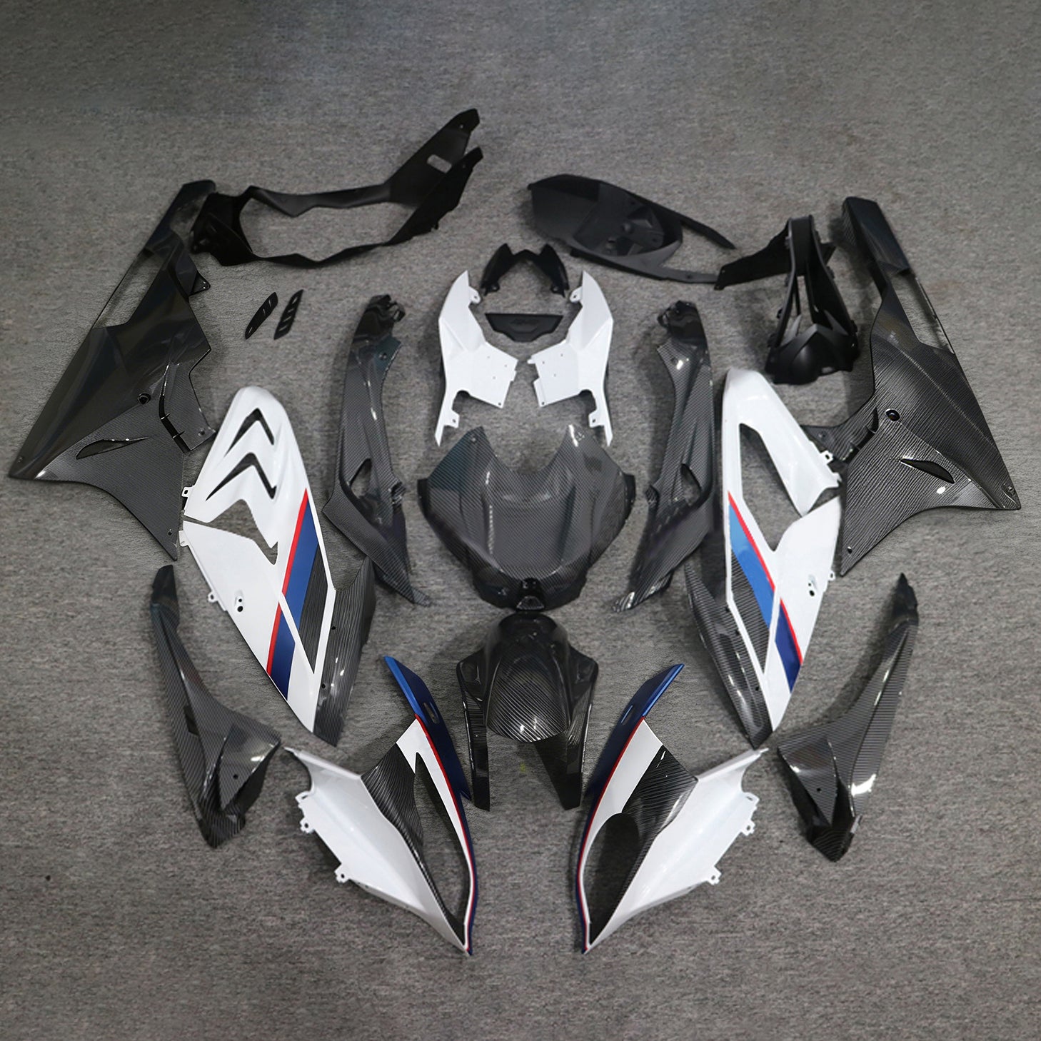 Kit de carénage injecté en plastique ABS pour BMW S1000RR 2017-2018