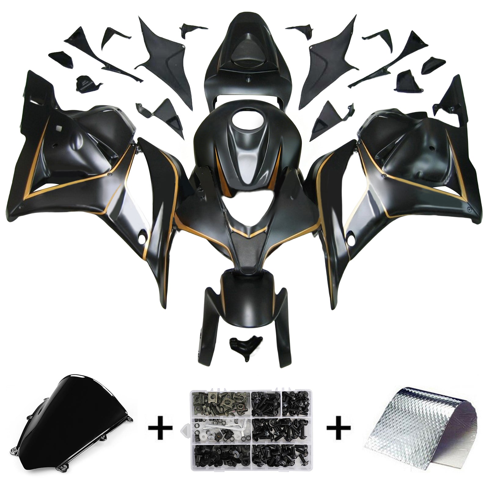 Kit de carénage à injection en plastique ABS pour Honda CBR600RR 2009-2012 F5