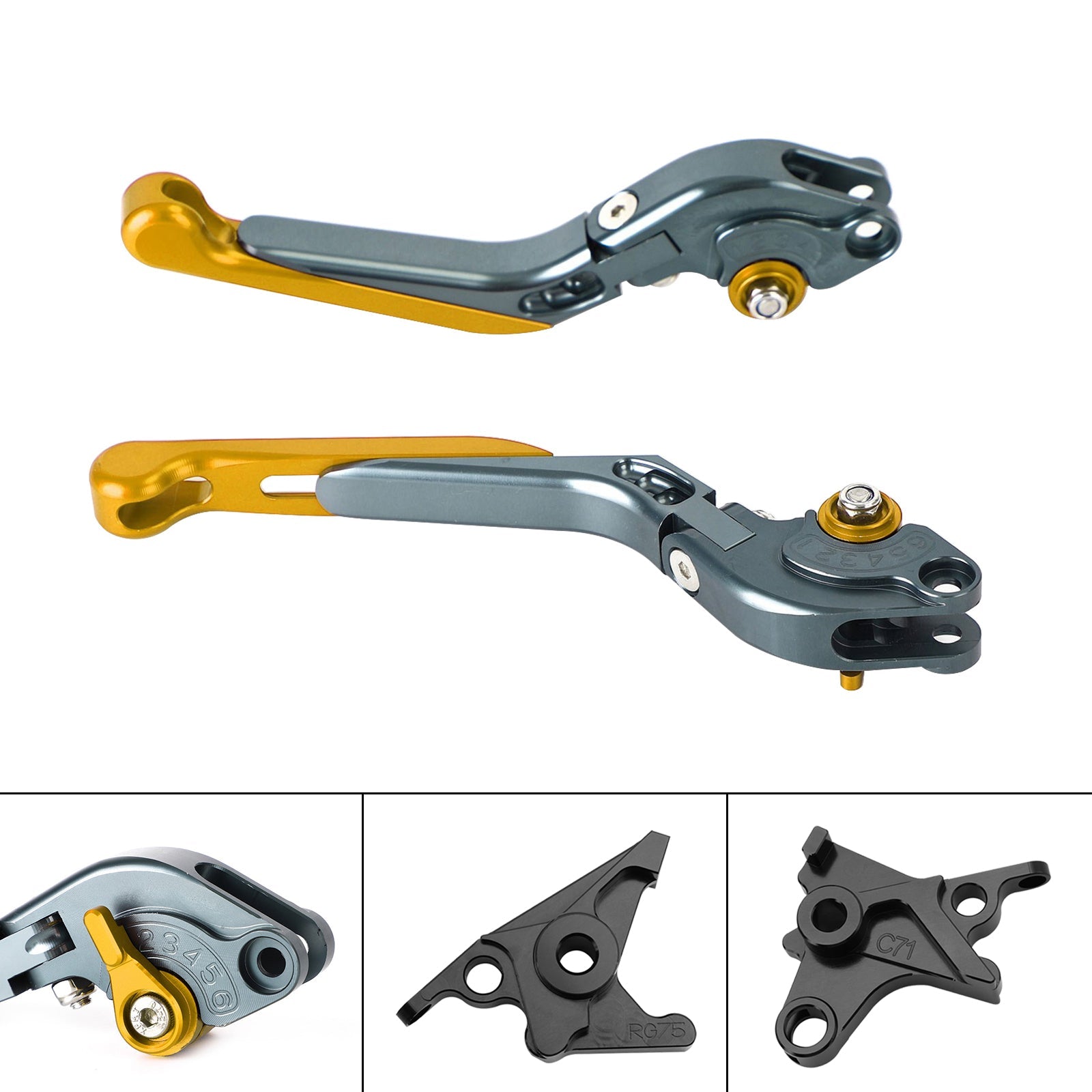 Levier de frein d'embrayage réglable pour BMW R NINE T /PURE/RACER 2017-2023