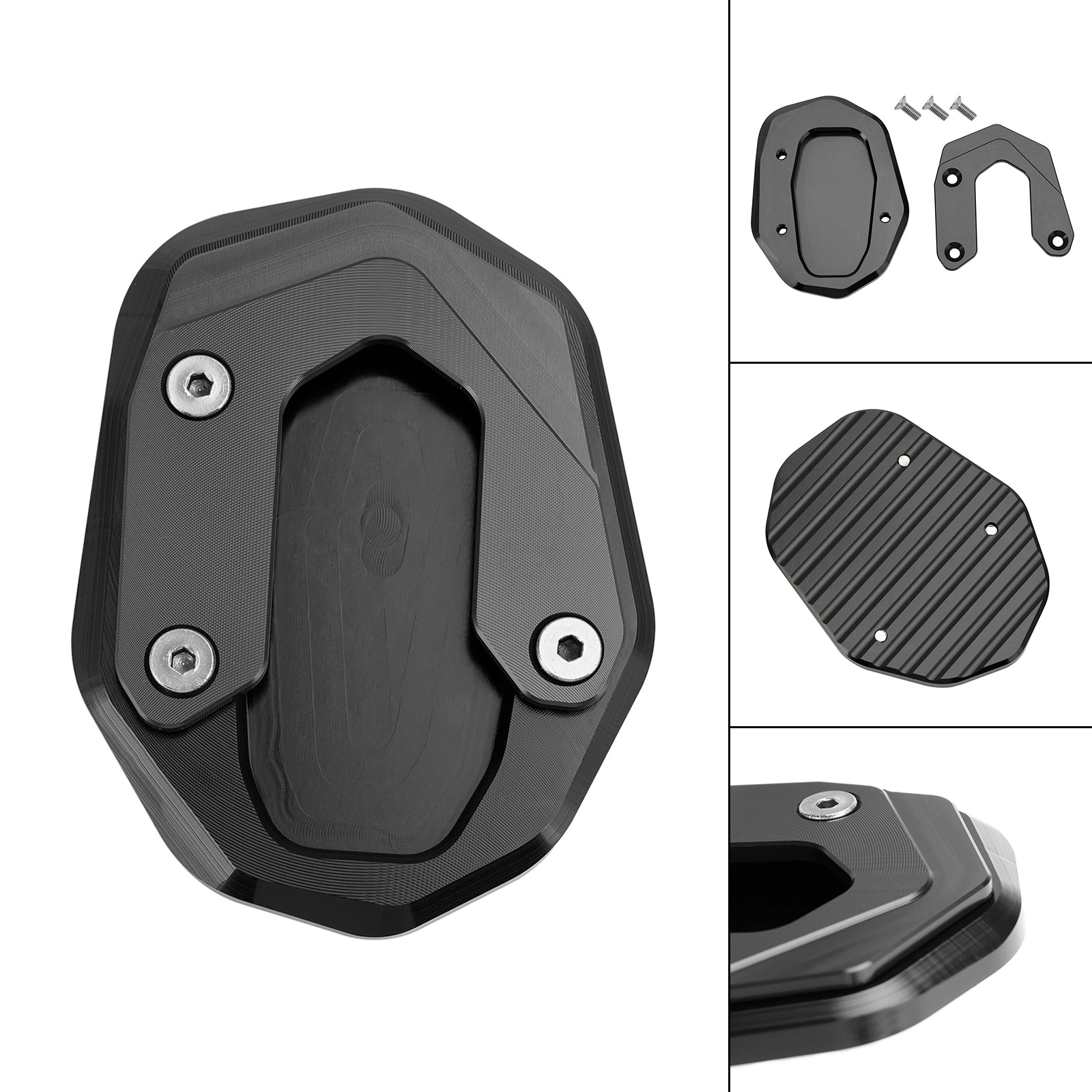 Ampliar Placa de extensión de caballete lateral para Ducati Scrambler 800/1100 15-20