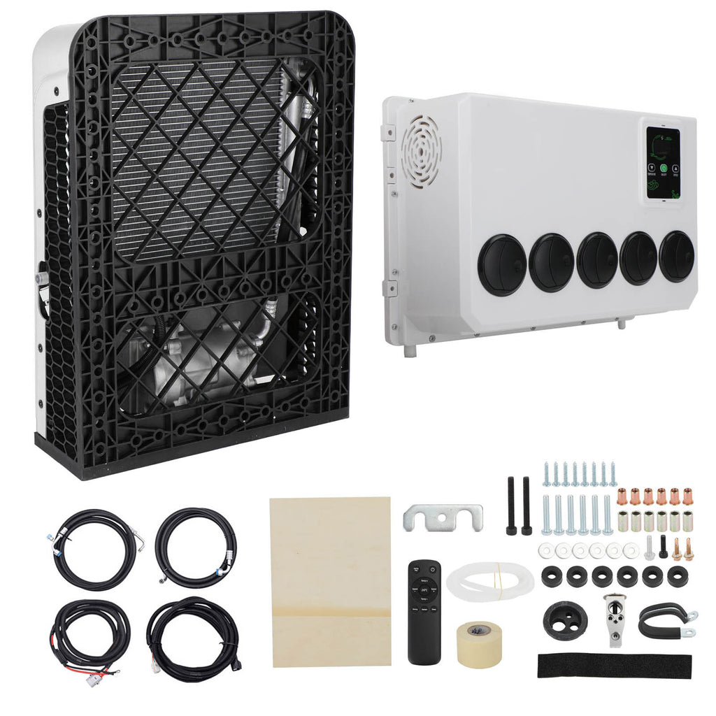 Frezon Frezon 12000 BTU 12V Climatiseur Split pour Cabine de Camion, Camping-