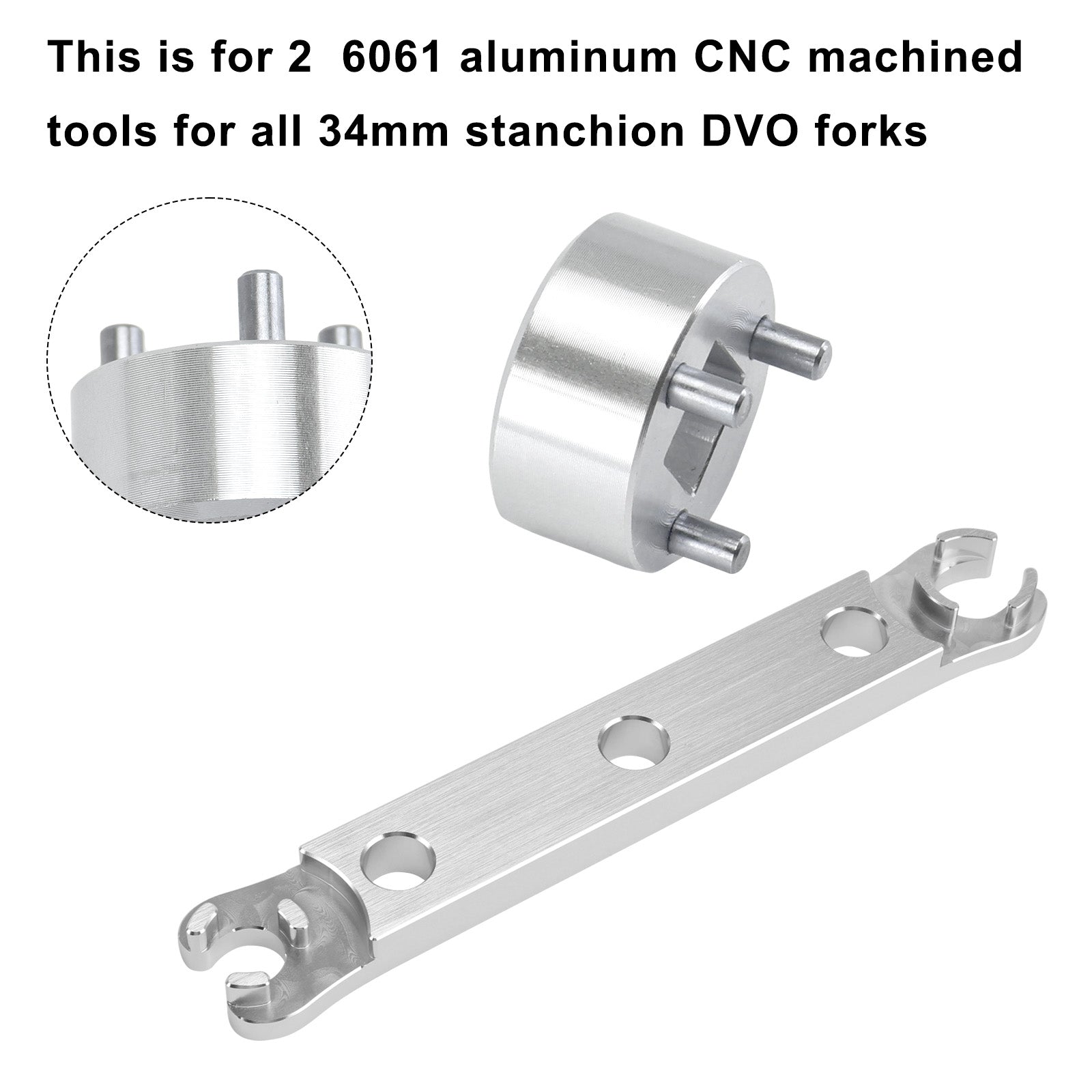 Chiave per rimozione tappo inferiore. Strumento per ricostruire la forcella Saphire/Onyx/Diamond/DVO.