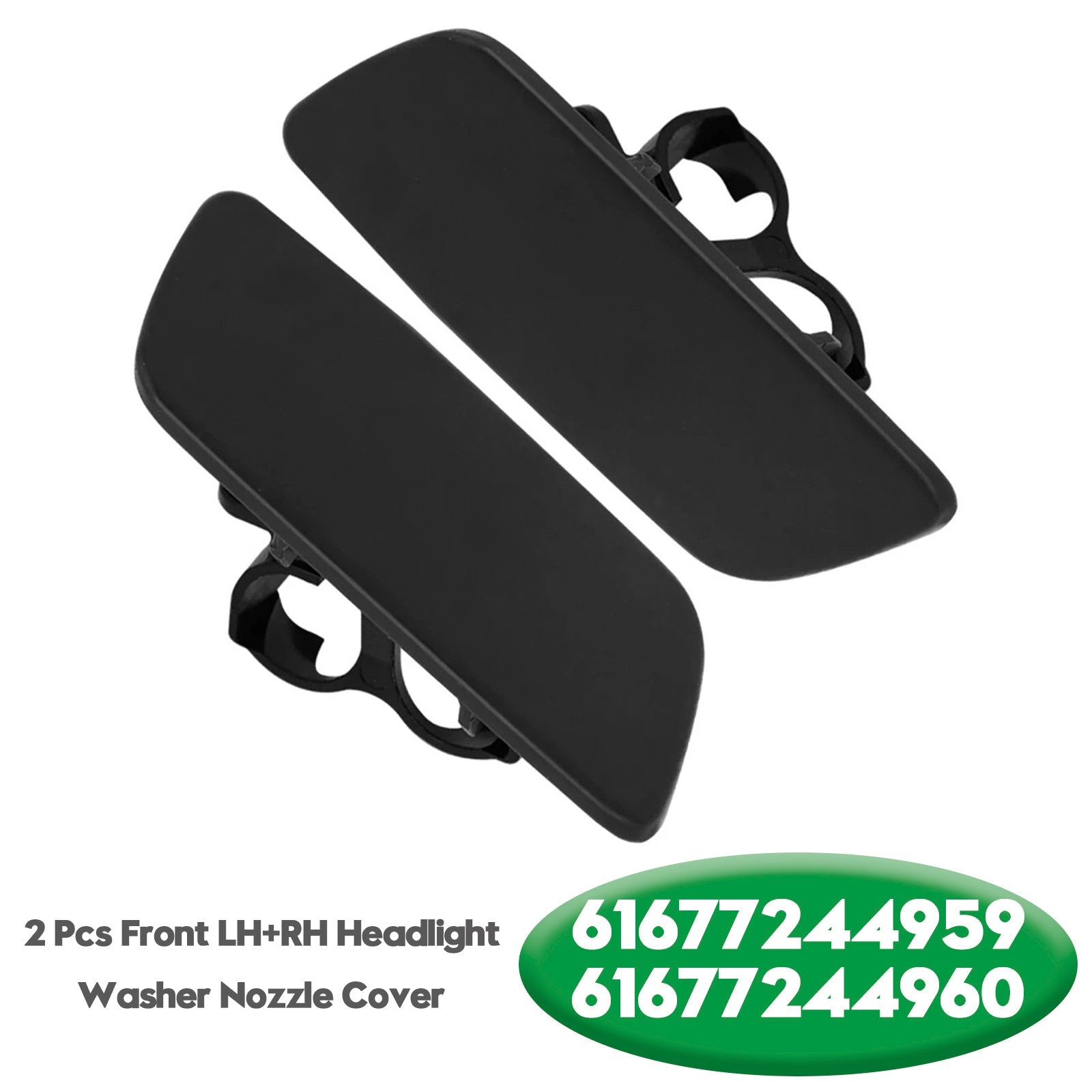 Rolls-Royce Ghost 2010-2018 : 2 pièces - Cache-gicleurs de lave-phares avant gauche et droit