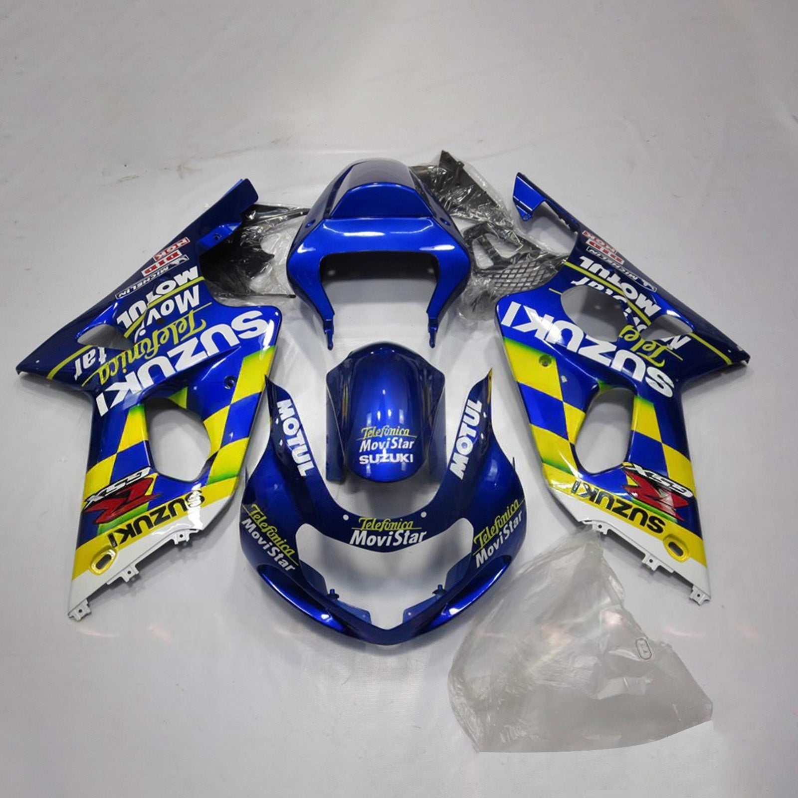 Kit de carénage injecté en plastique ABS pour Suzuki GSXR1000 2000-2002 K1 K2