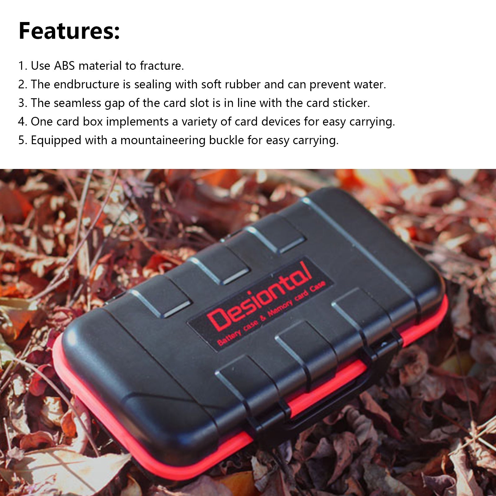 Kameran muistikortin suojakotelo Kameran akkukotelo SD/TF-kortin tallennuslaatikkosarja