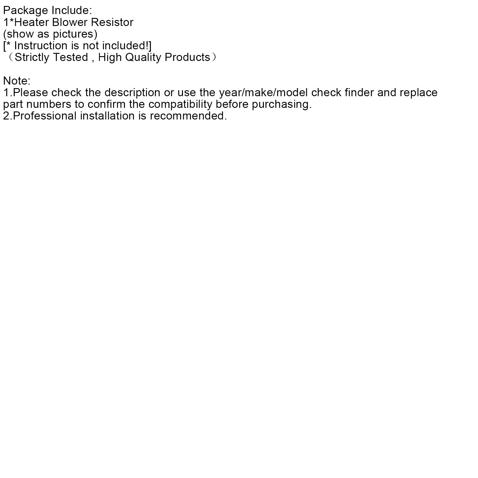 Rezystor regulatora dmuchawy nagrzewnicy/klimatyzacji 277614BA0A dla Nissan Rogue Sentra