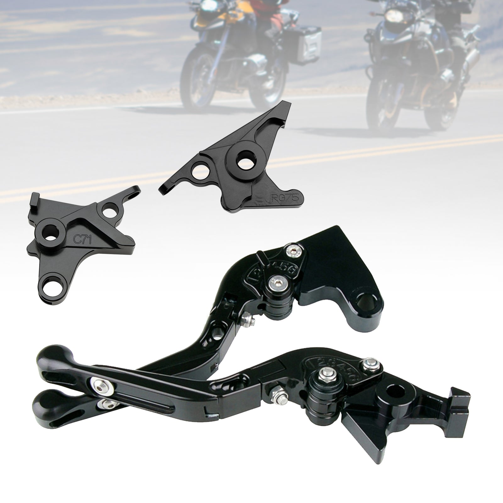 Levier de frein et d'embrayage réglable pour BMW R NINE T / PURE / RACER 2017-2023