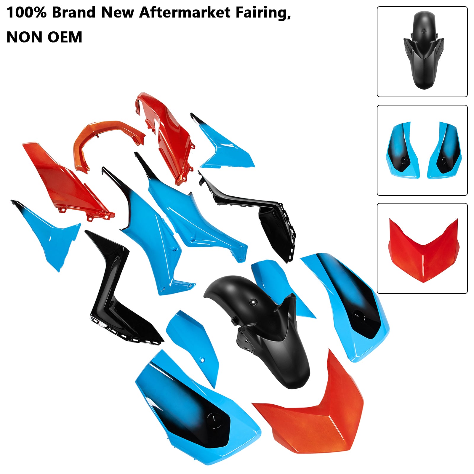 Kit de carénage de carrosserie ABS par injection pour Yamaha X-MAX 300 XMAX 2023-2024