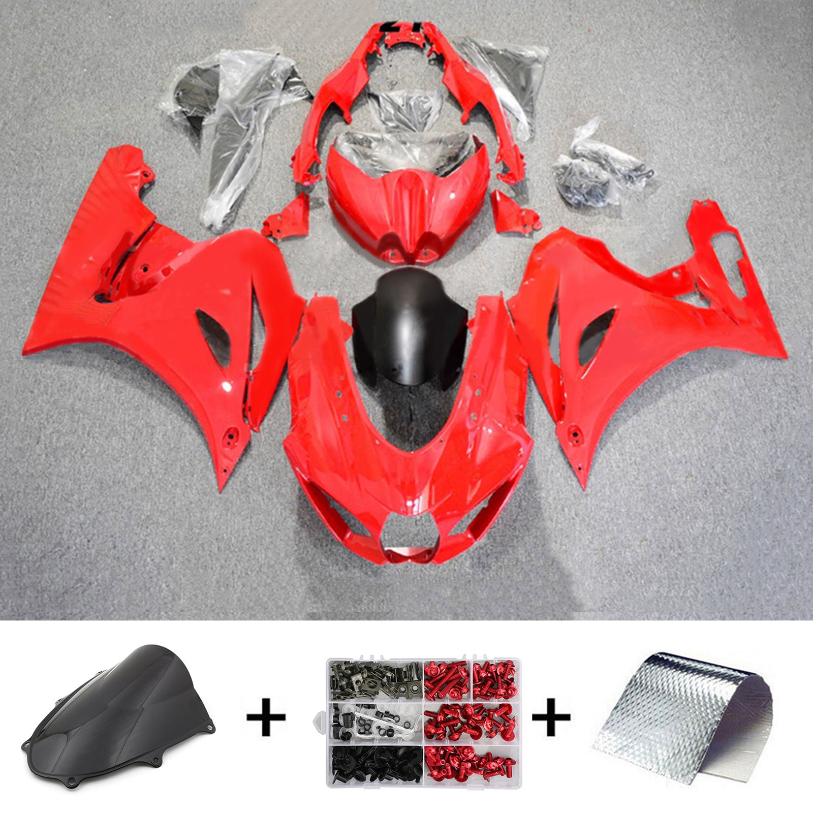 Kit de carénage en plastique ABS injecté pour Suzuki GSXR1000 2017-2026 K17