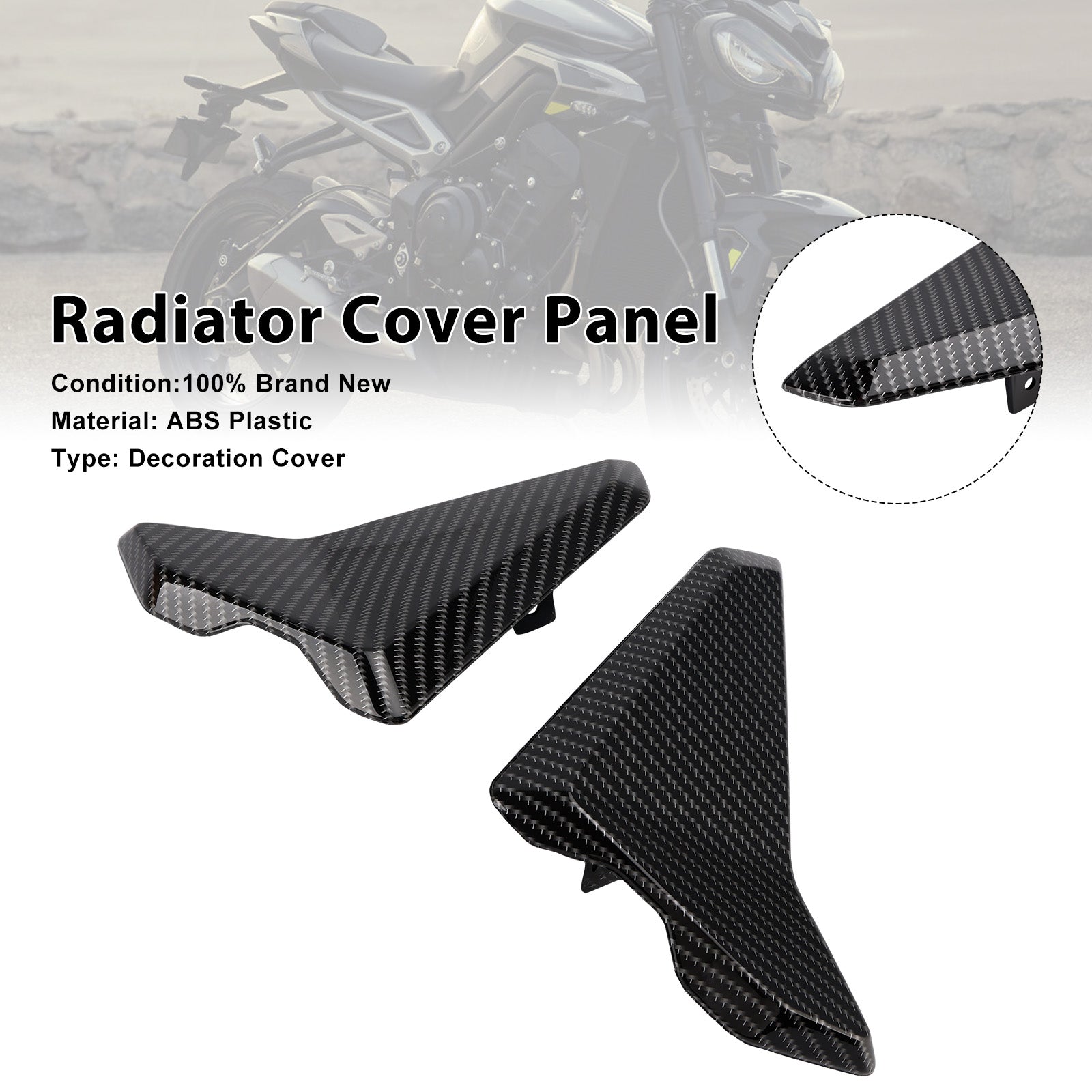 Carénages latéraux de radiateur pour Street Triple 765 R/RS 2023-2025