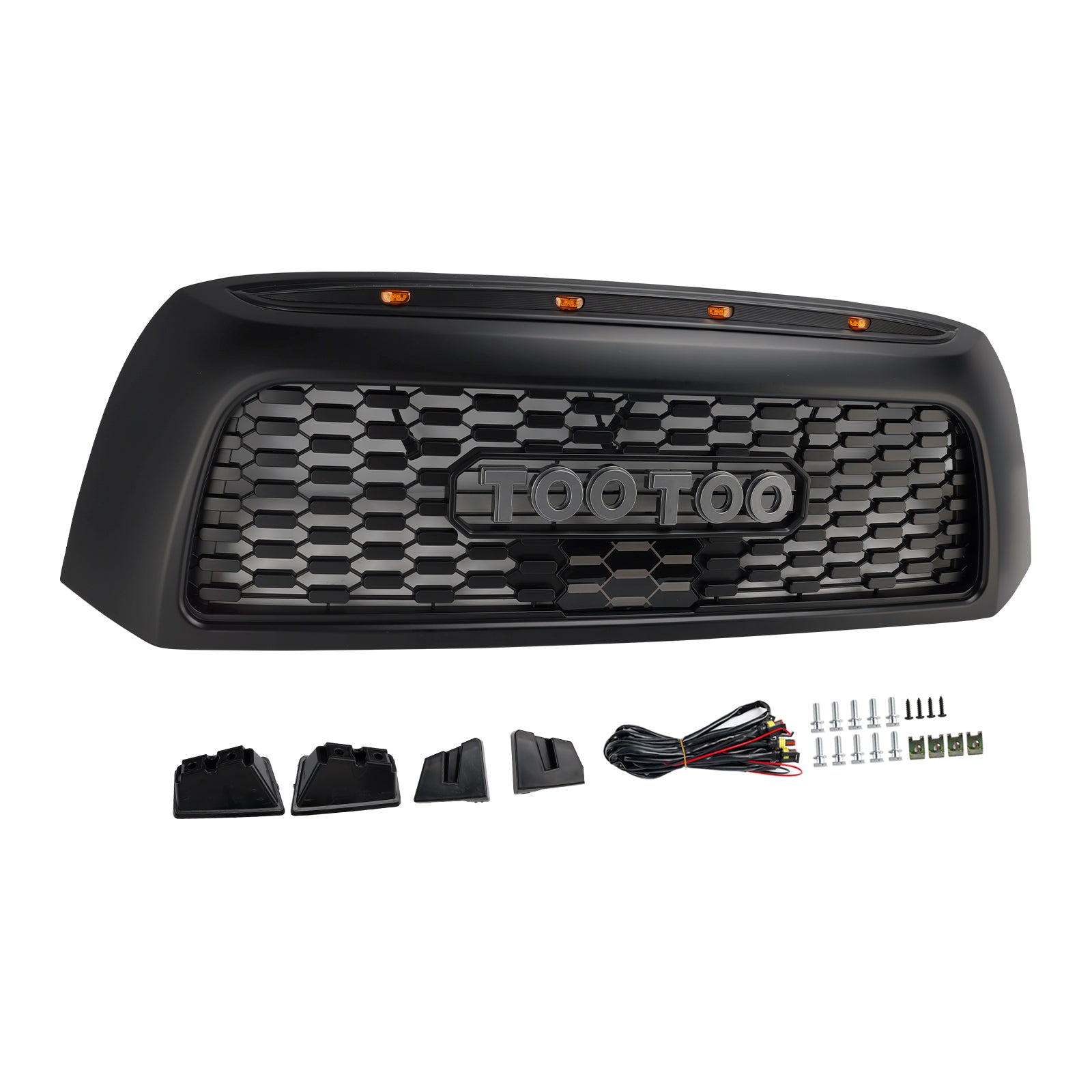 Calandre avant nid d'abeille noire pour Toyota Tundra TRD PRO (2006-2009)