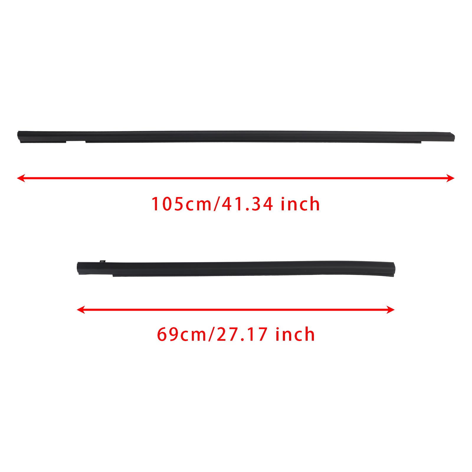 Joint d'étanchéité en caoutchouc pour ceinture de porte Honda FIT JAZZ 1re génération 2001-2008, 4 pièces