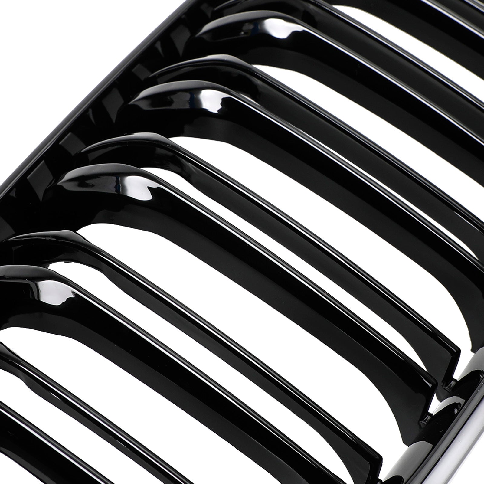 Front Kidney Grill Grille pour BMW 1 Series F20 F21 2015-2017 Gloss Black Double